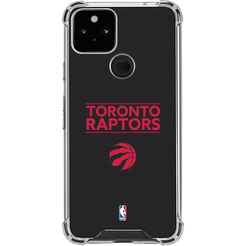 NBA Toronto Raptors Standard - Black Google Pixel 5 Clear Case